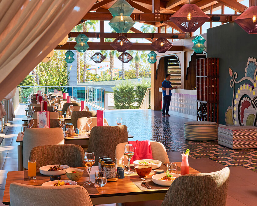 Jacaranda Hotels Green Curry Restaurant Card